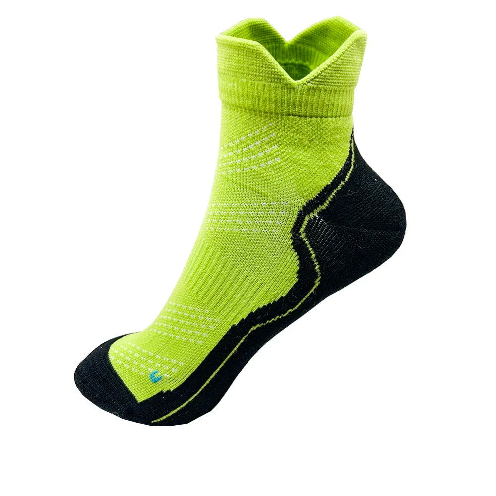 2/4 Pairs Cushioned Cotton Ankle Socks – Men & Women Low-Cut Athletic Sports Socks