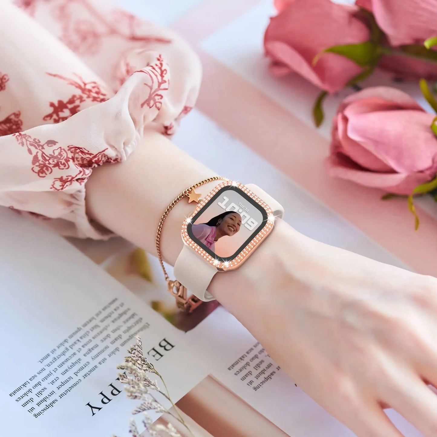 Sparkle Protective Case for the Apple Watch 7, 8 & 9 (41mm) Series