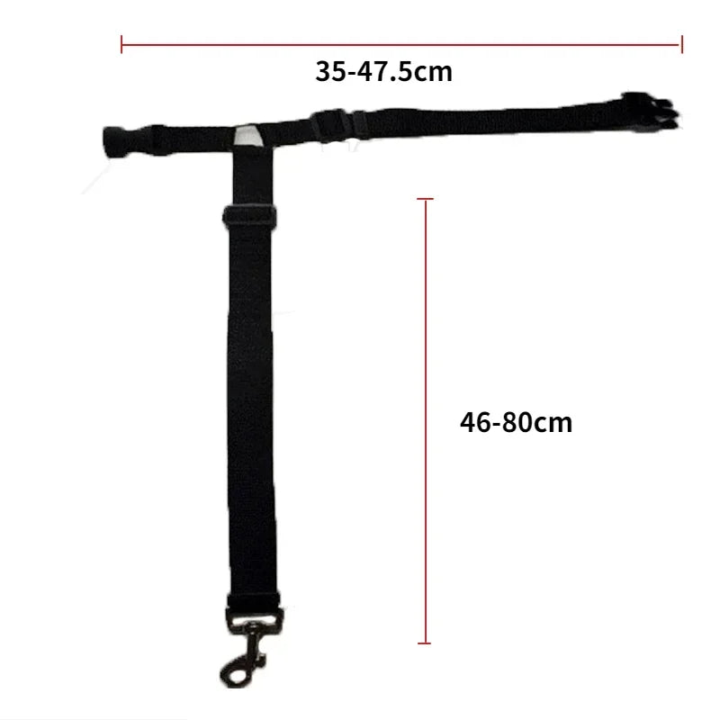 Vehcile Belt & Adjustable Nylon Leash for Dogs (7 colors available)