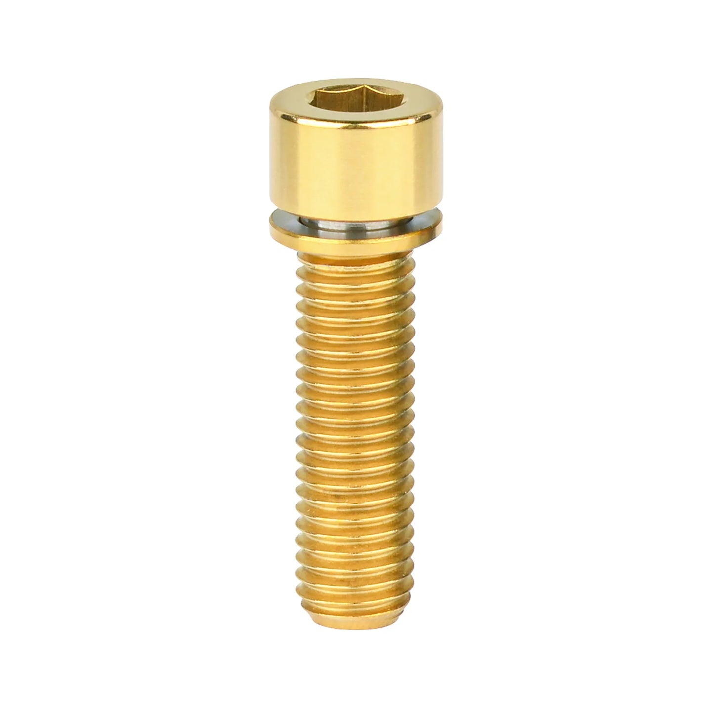 Titanium M7 / M8 in 20mm / 25mm options Allenkey Bolts with Washers for Motorcycles, E-Scooters & more (6 colours available)