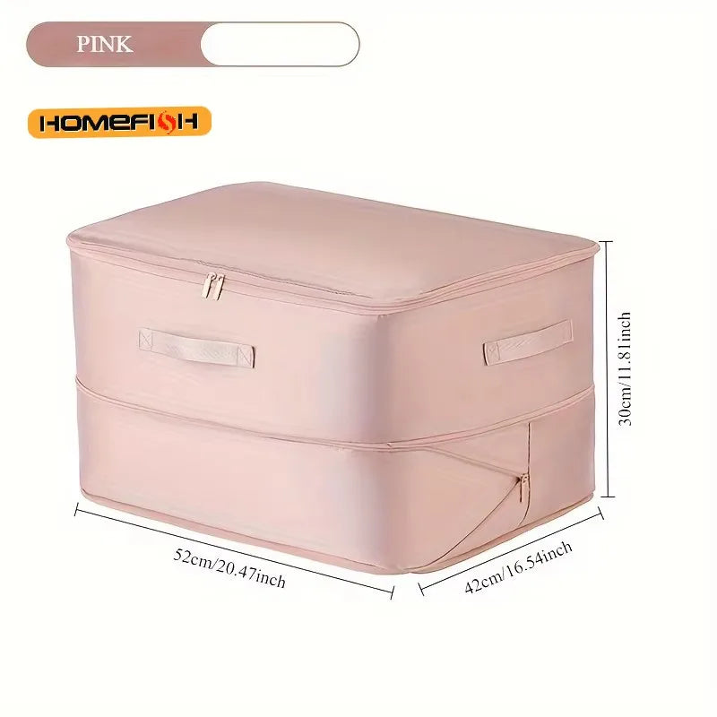 Self-Compressing Storage Bag – Heavy Duty Clothes & Quilt Organiser