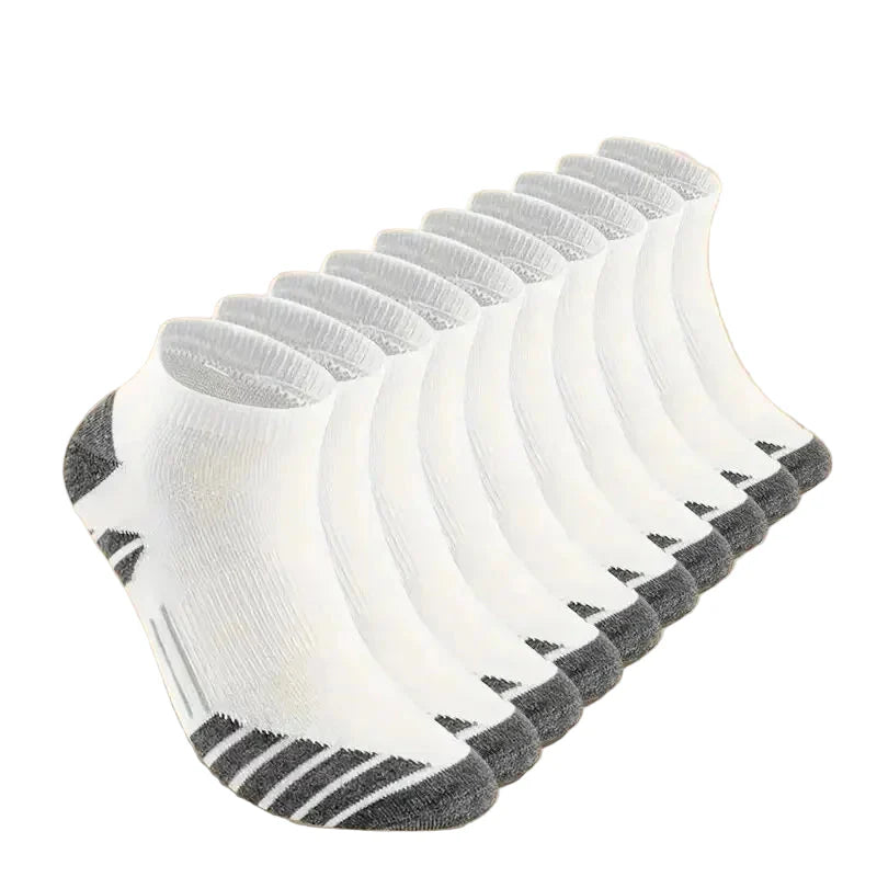 Athletic Ankle Socks – Cushioned Cotton, 1/10/20 Pairs (Unisex)