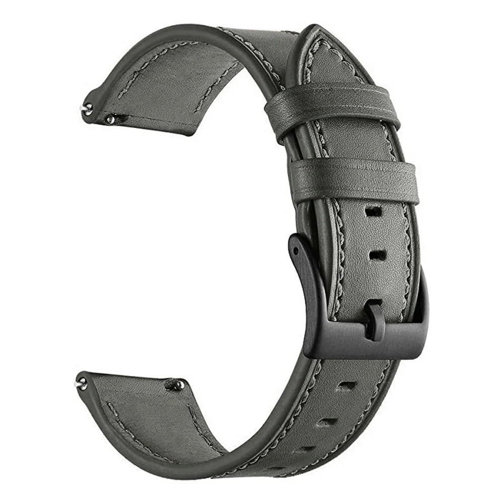Leather Watch Strap for the Garmin Forerunner 255 (available in 12 colours)