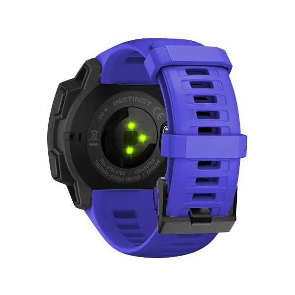 Silicone Strap for the Garmin Instinct 1/2/Esports/Solar Series (22mm) (13 colours available)