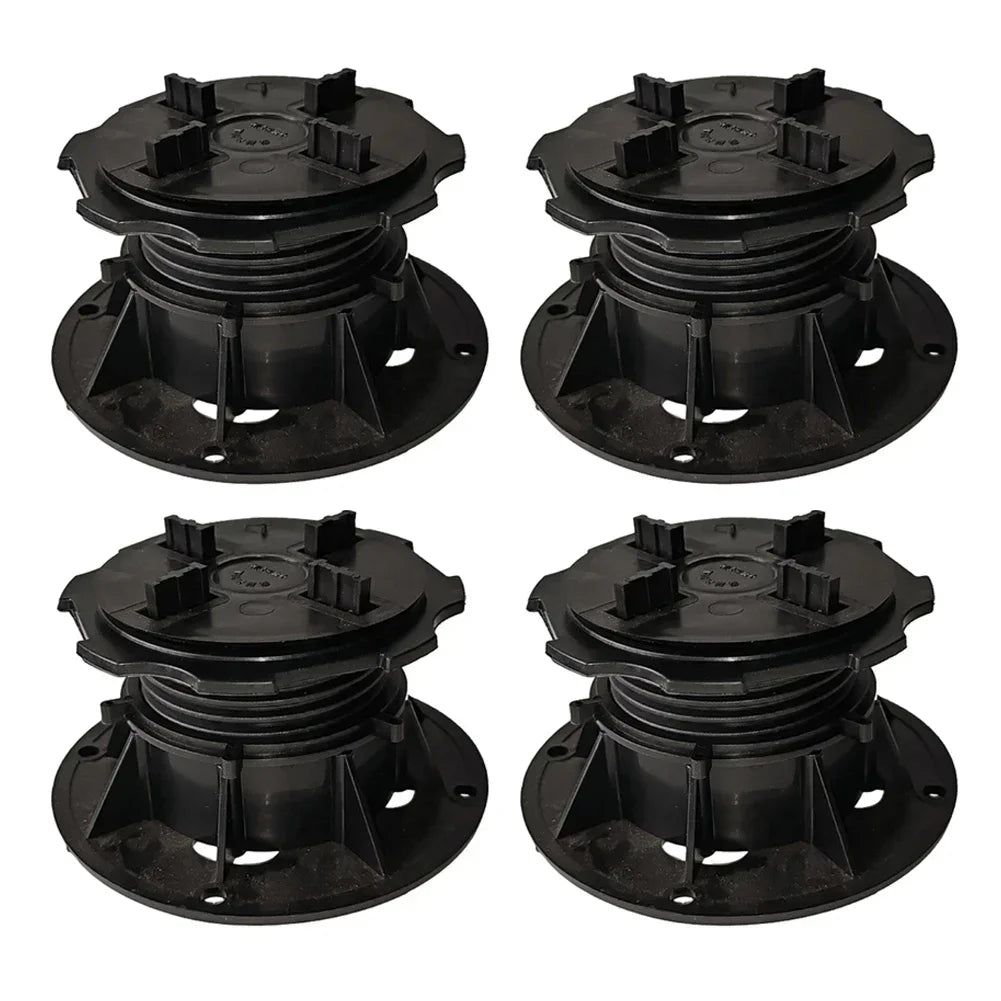 Adjustable Decking Support Pedestals (4pcs) – Leveling Base for Outdoor Flooring