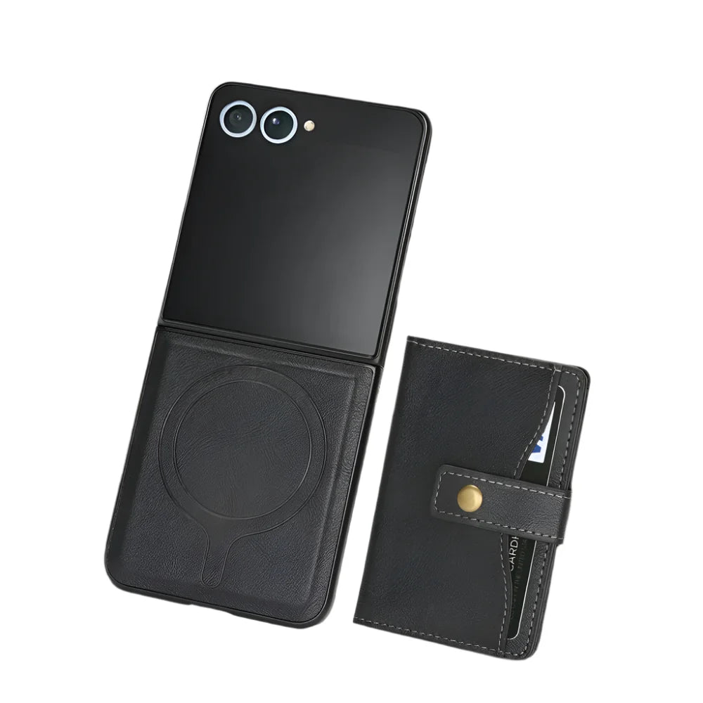 Wallet Leather Case for the Samsung Galaxy Z Flip7 (4 colours available)