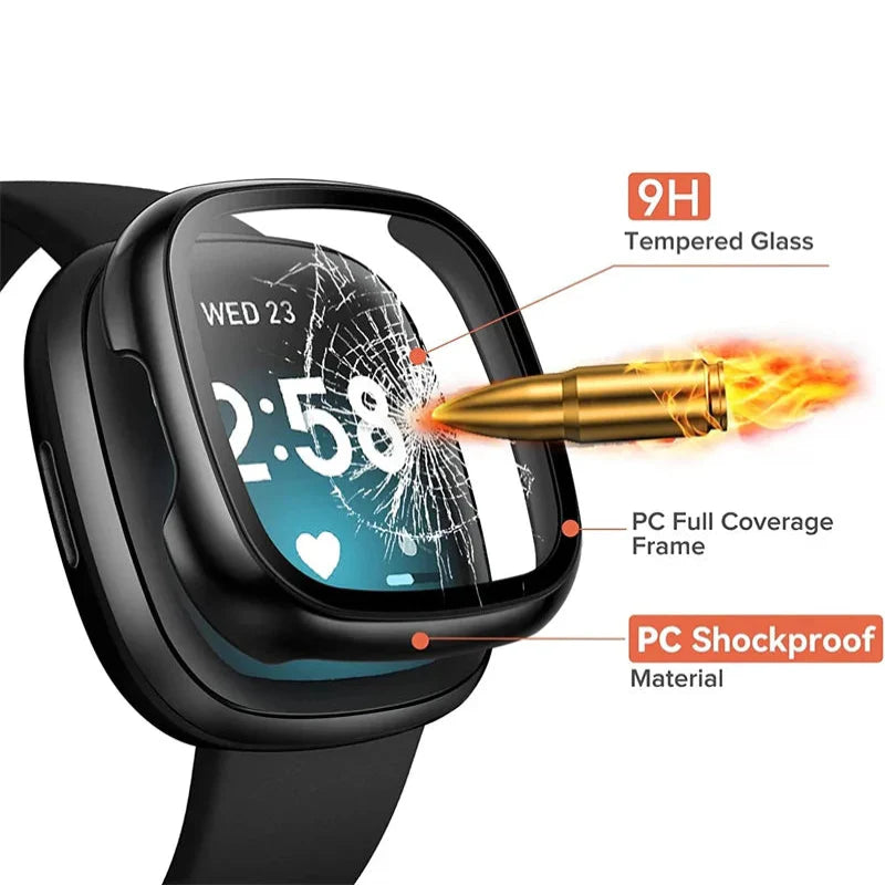 Tempered Glass Case for the Fitbit Sense