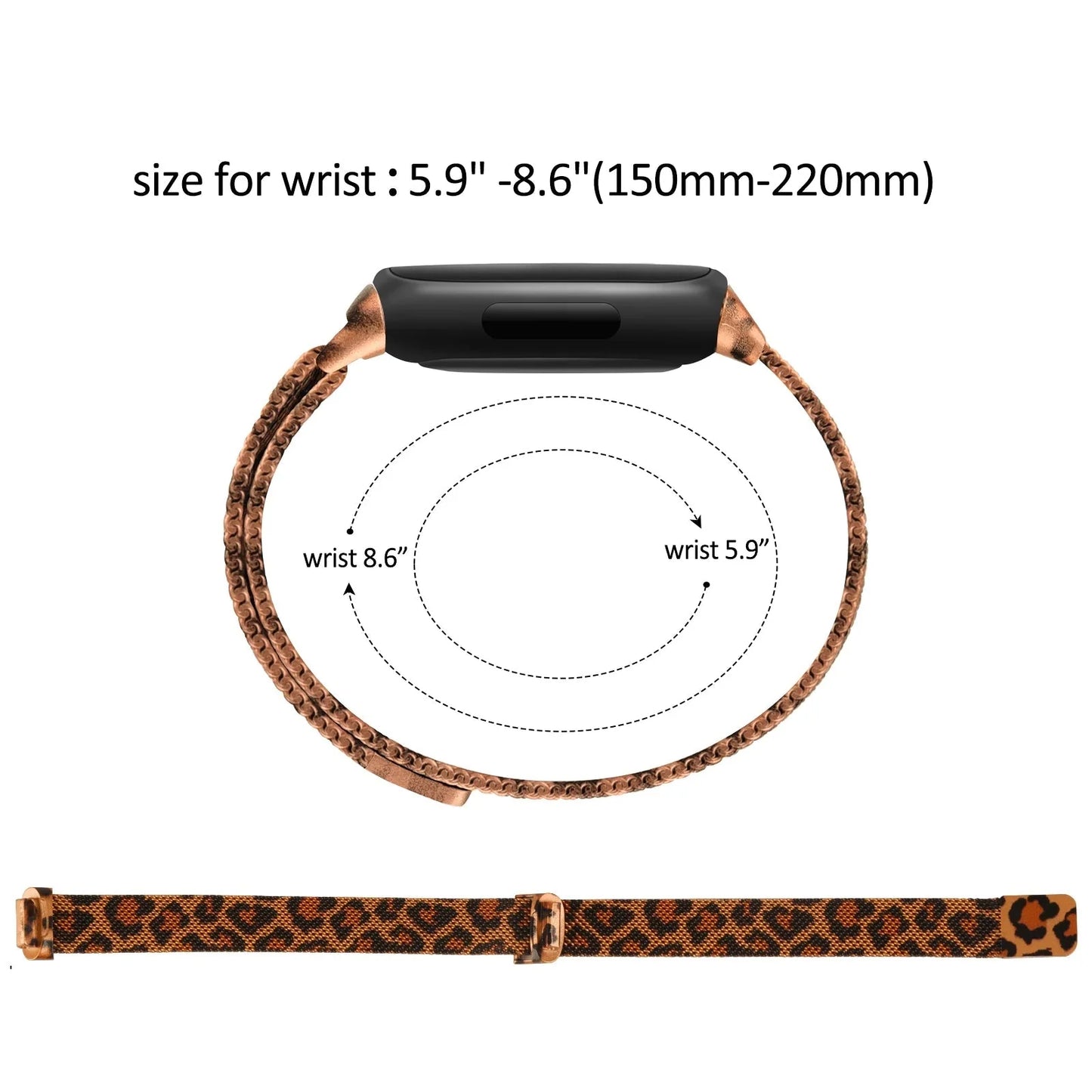 Stainless-Steel Strap for the Fitbit Inspire 3 (10 colours available)