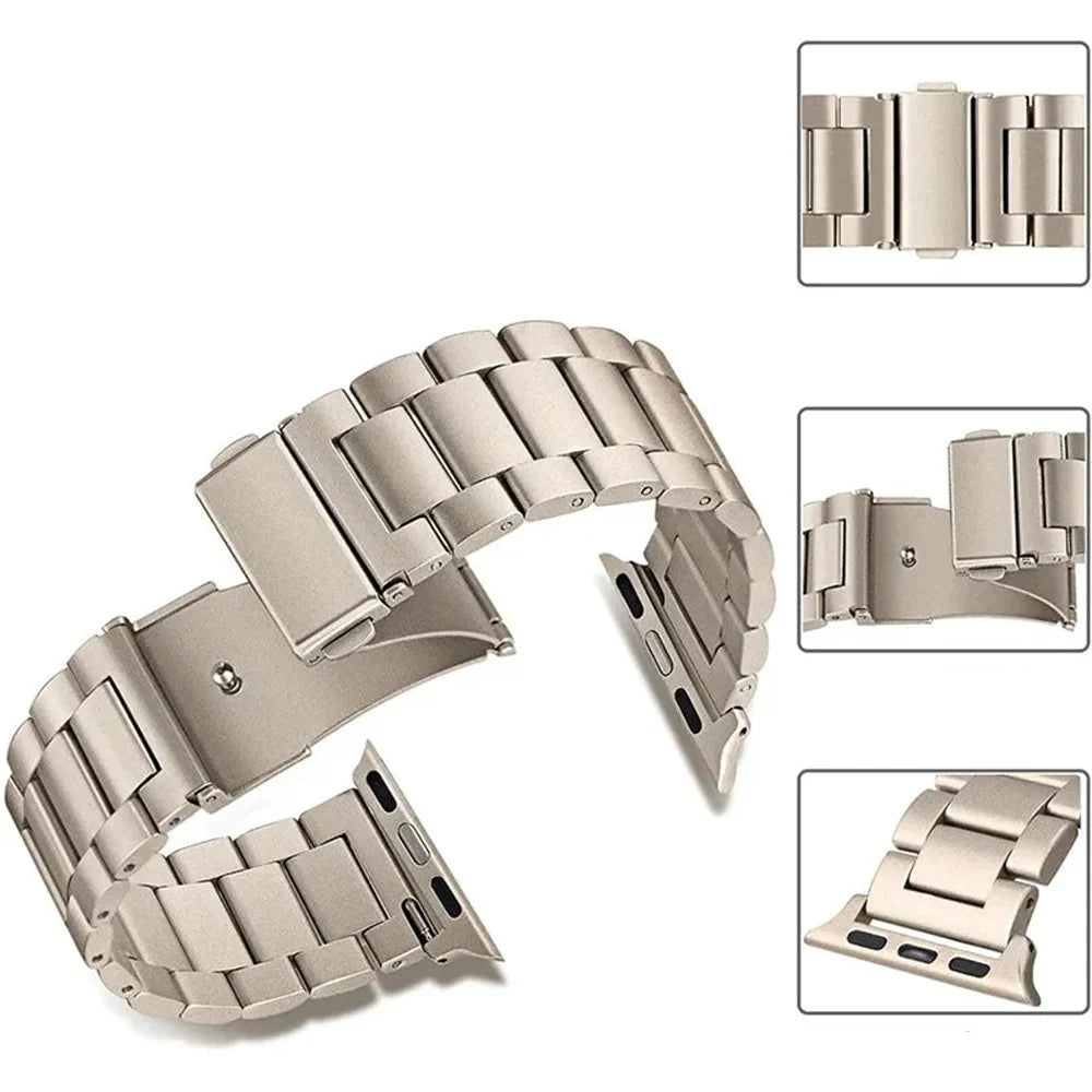 Stainless Steel Strap for the Apple Watch Ultra/Series 4–10 (38–49mm) (available in 15 colours)