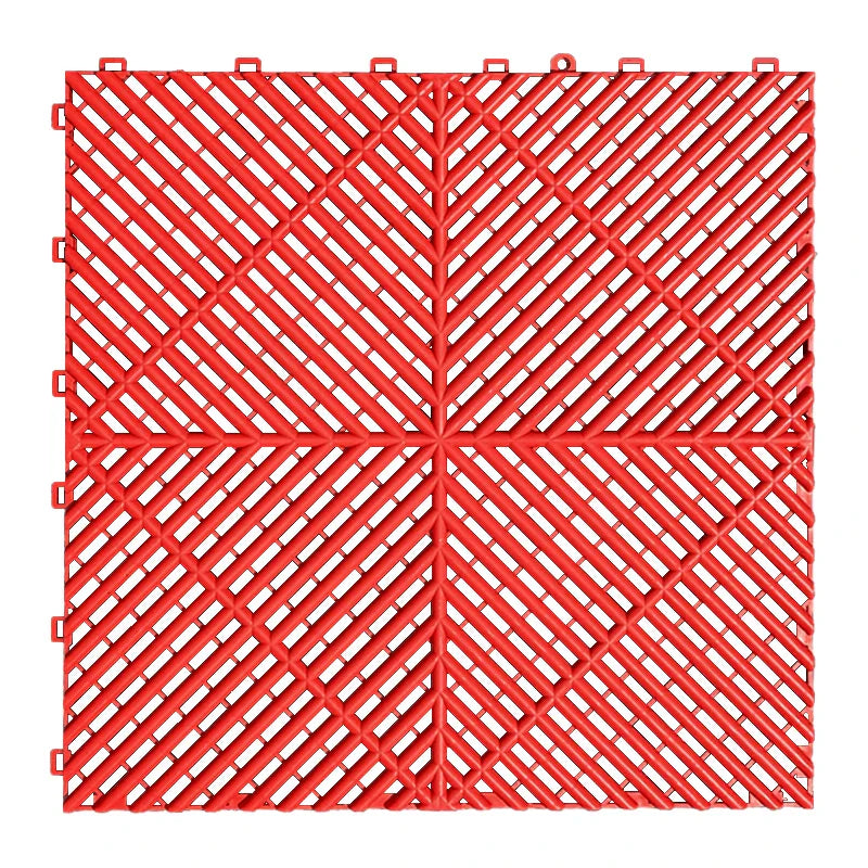 Interlocking Plastic Garage Flooring Tiles