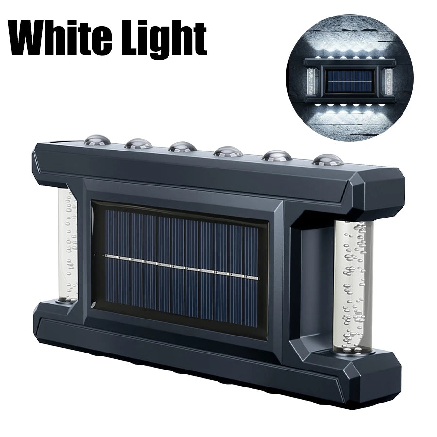 Solar LED Wall Light – Waterproof Up & Down Outdoor Garden Light
