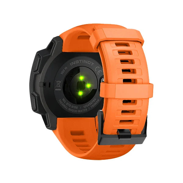Silicone Strap for the Garmin Instinct 1/2/Esports/Solar Series (22mm) (13 colours available)