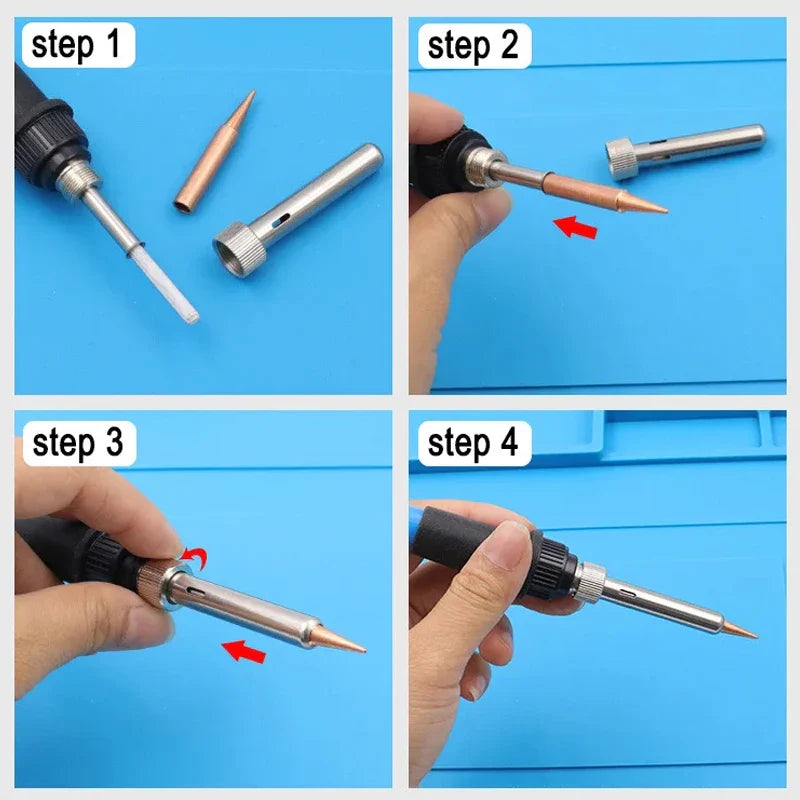 Soldering Iron Copper Tip Set - 900M (5pcs)