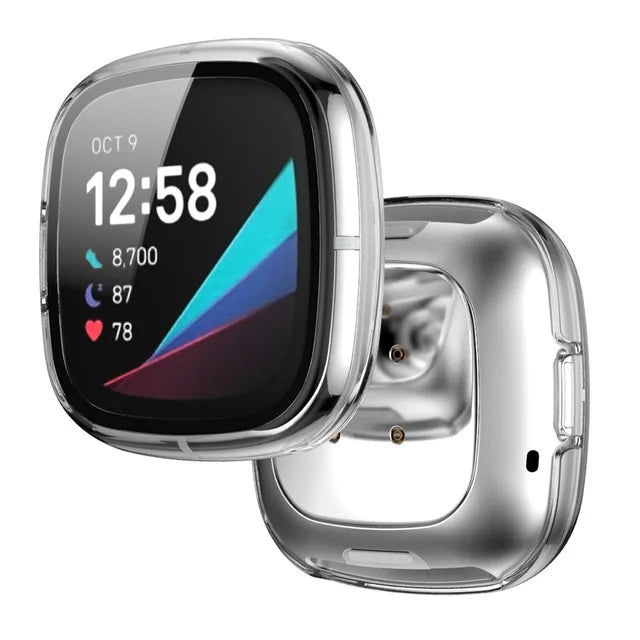 Tempered Glass Case Cover for the Fitbit Versa 3