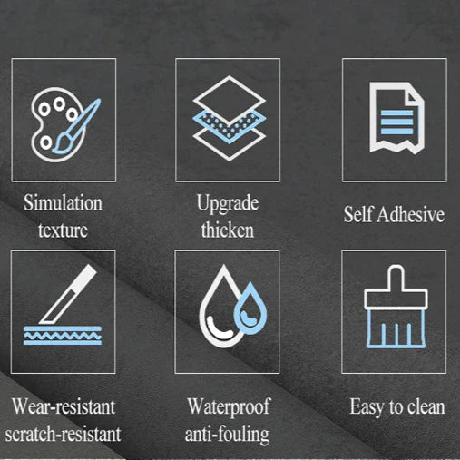 Thick Waterproof PVC Floor Stickers (40cm) (4 designs available)