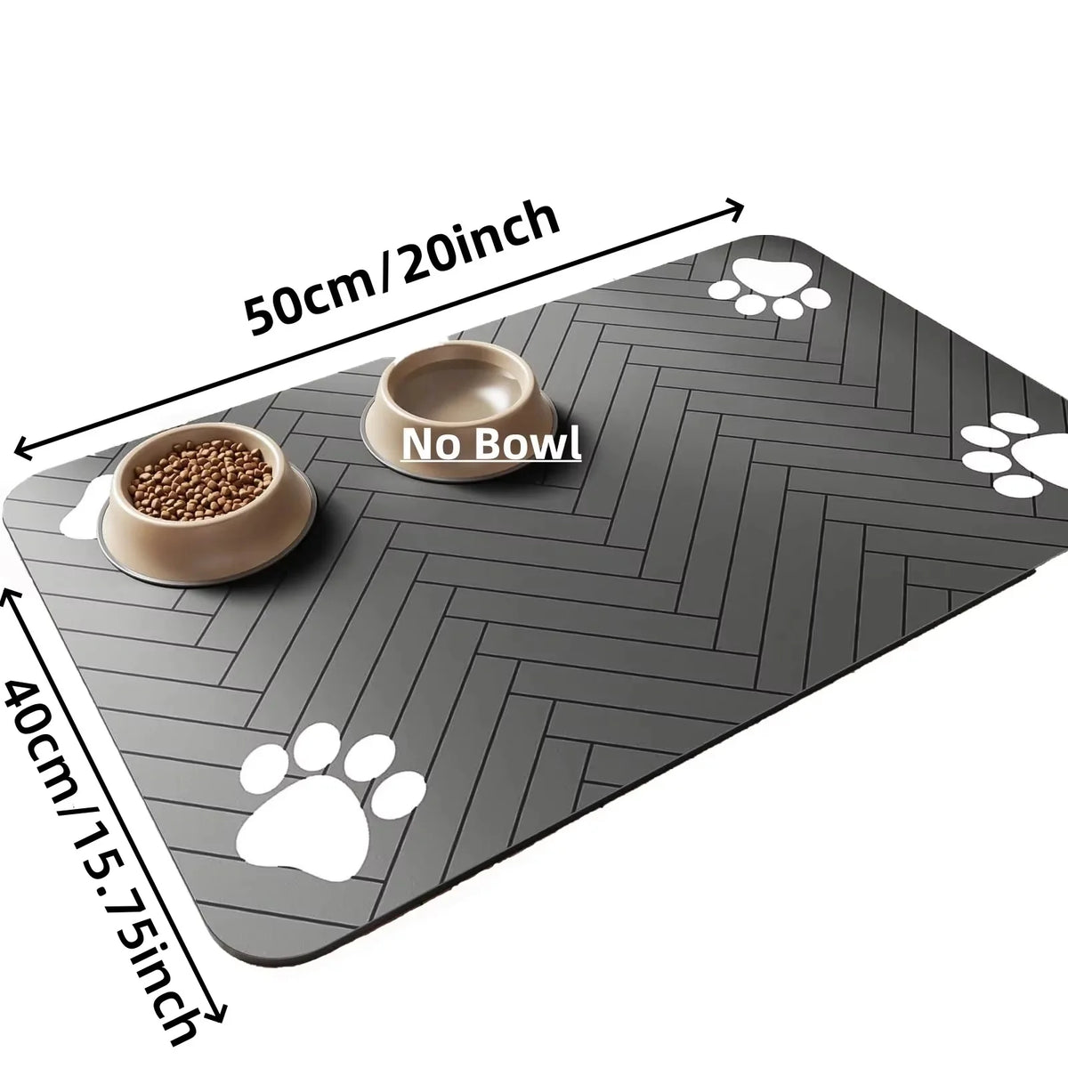 Absorbent Pet Feeding Mat – Waterproof Non-Slip Dog & Cat Placemat