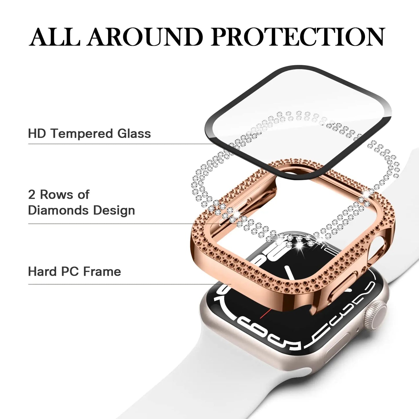 Sparkle Protective Case for the Apple Watch SE (40mm) Series