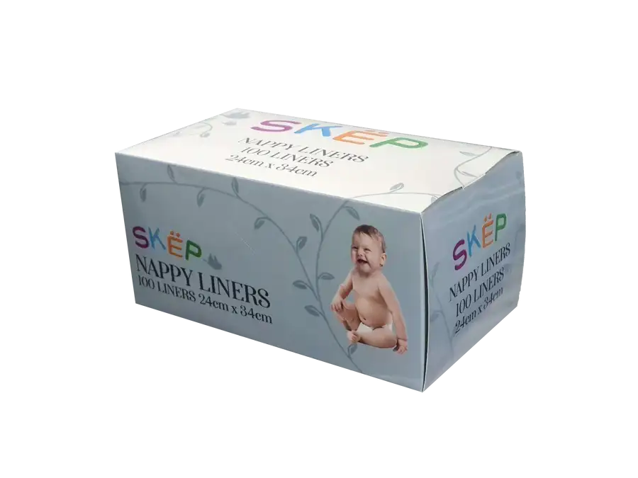 SKEP Nappy Liners - BOX of 100 Sheets - Babyonline