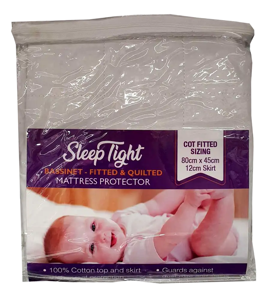 Sleep Tight Bassinet Mattress Protector - Babyonline