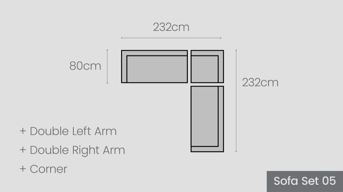 Tasman Alu Sofa Set 05