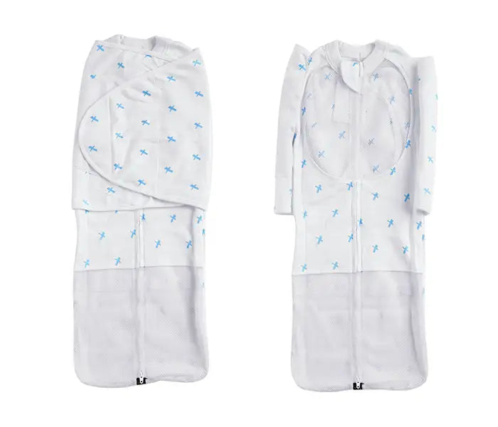 Mum2Mum SUMMER DreamSwaddle BLUE CROSS - Babyonline