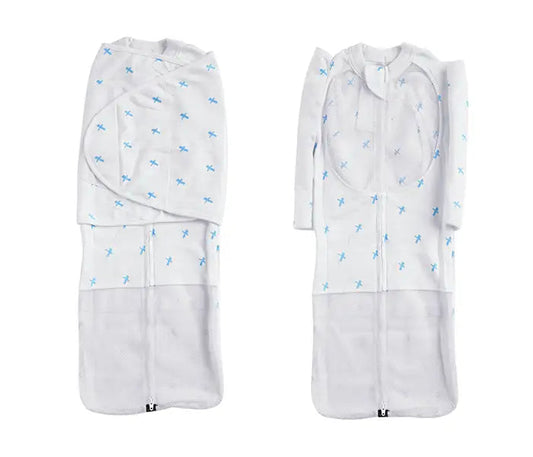 Mum2Mum SUMMER DreamSwaddle BLUE CROSS - Babyonline