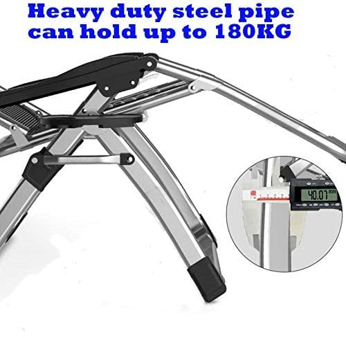 Outdoor Folding Reclining Garden Beach Chair Sun Lounger Deck Recliner