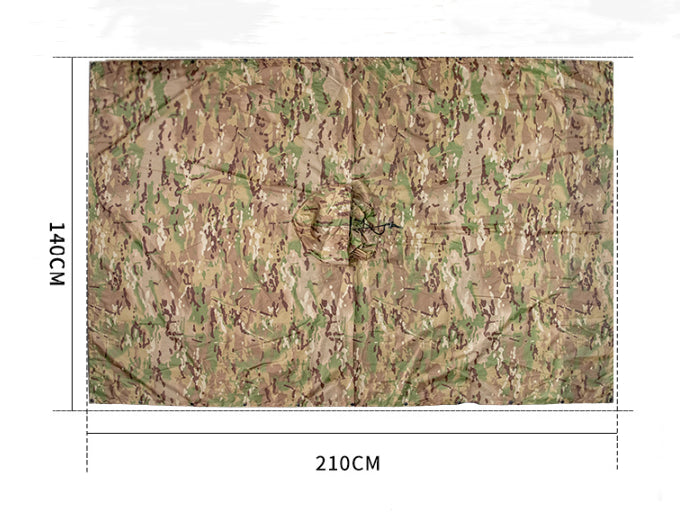 Camouflage Rain Poncho Hooded Waterproof Camo Raincoat for Hunting Hiking Camping Fishing