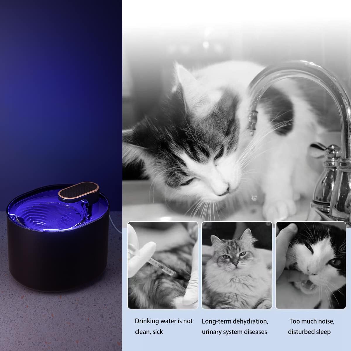 Cat Water Fountain 3L - salelink.co.nz
