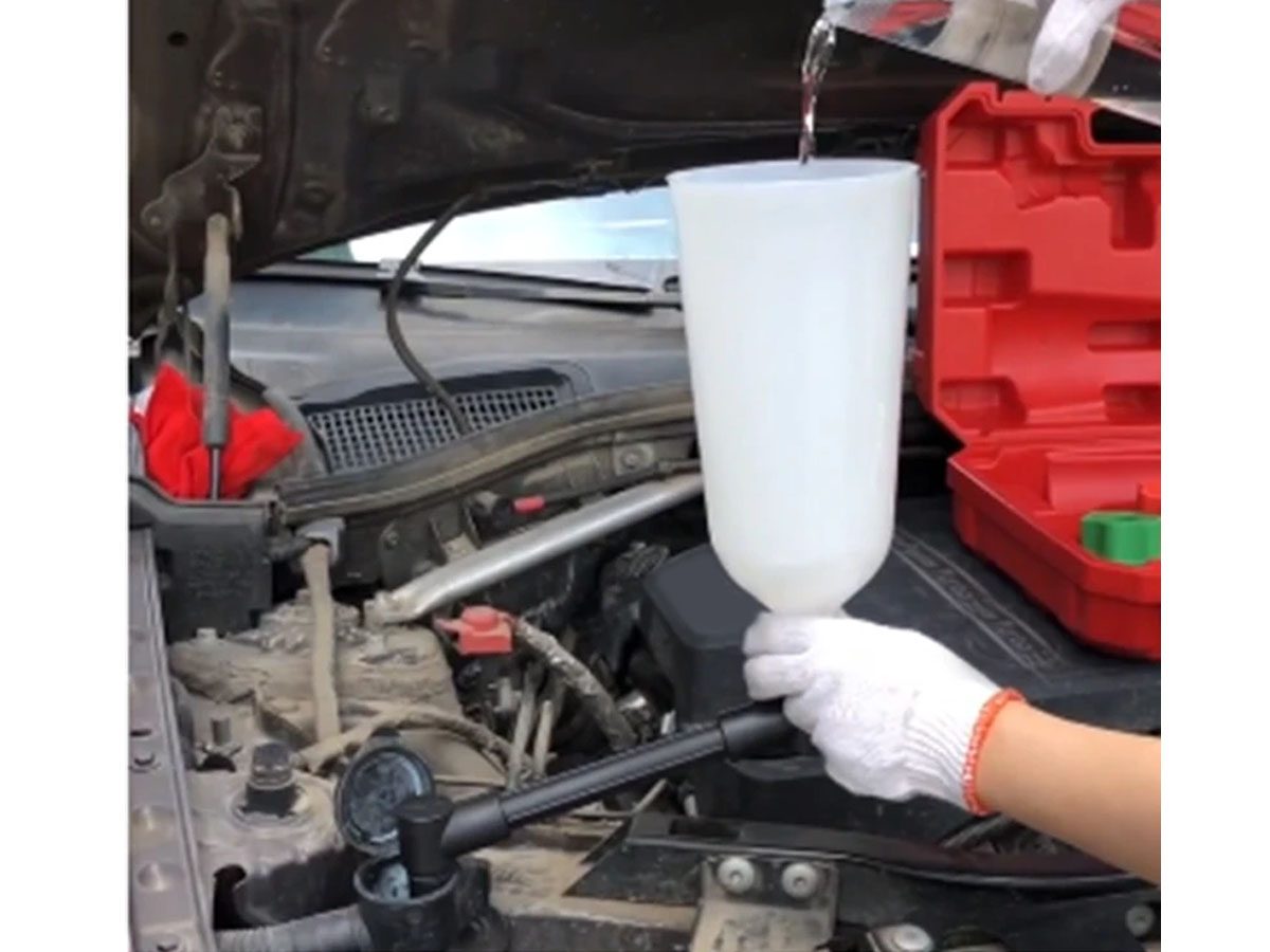 15PC Oil Funnel and Adapter Engine Oil Filler Set