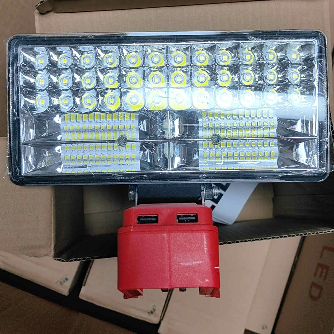 8 Inch LED Work Light Fits Milwaukee 18V Battery