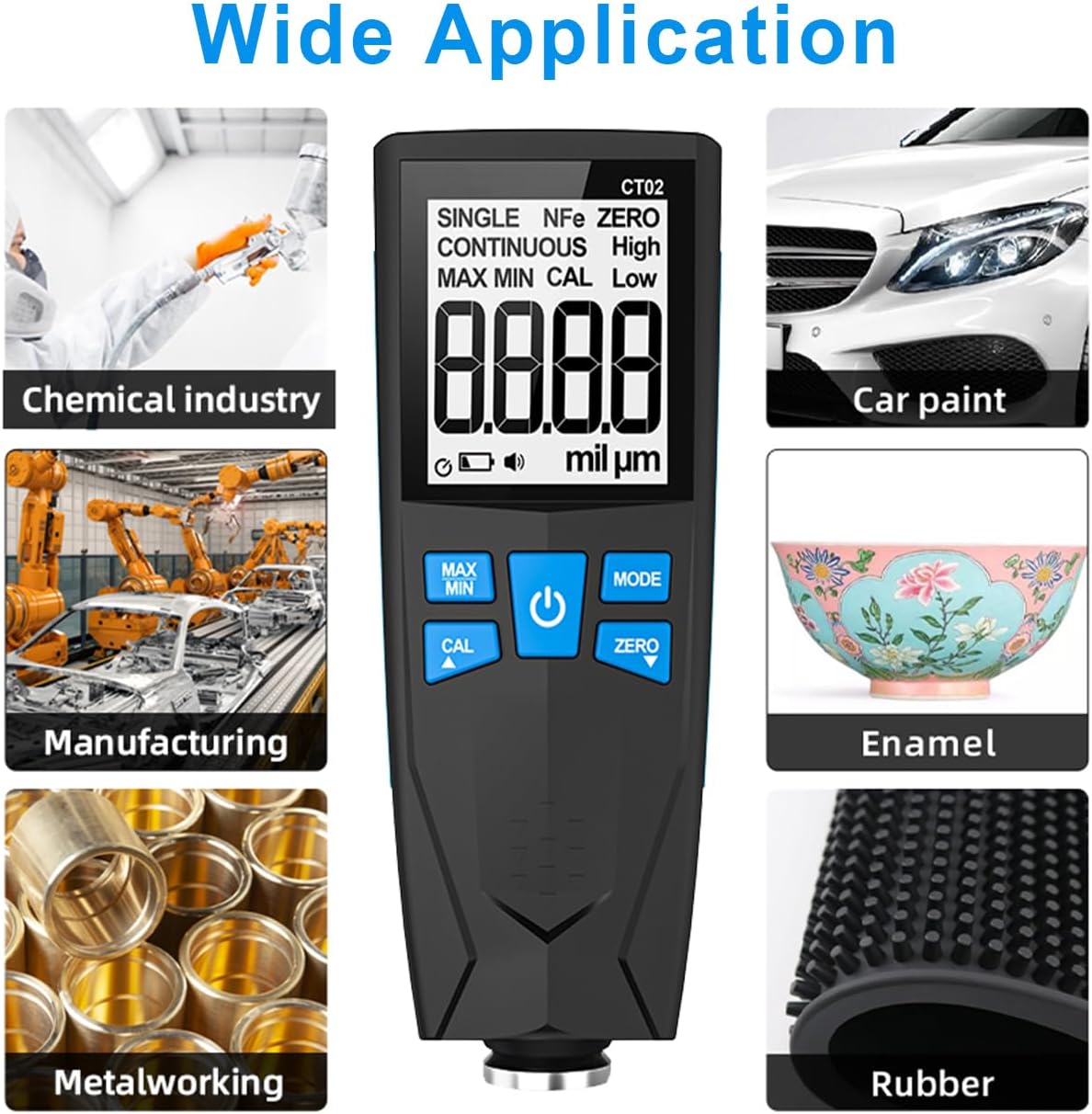 Automotive Coating Thickness Gauge Tester