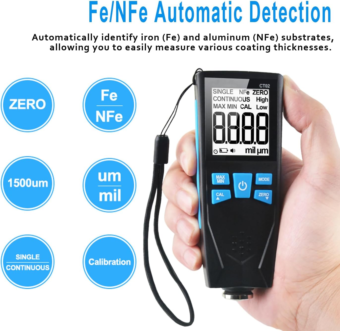 Automotive Coating Thickness Gauge Tester