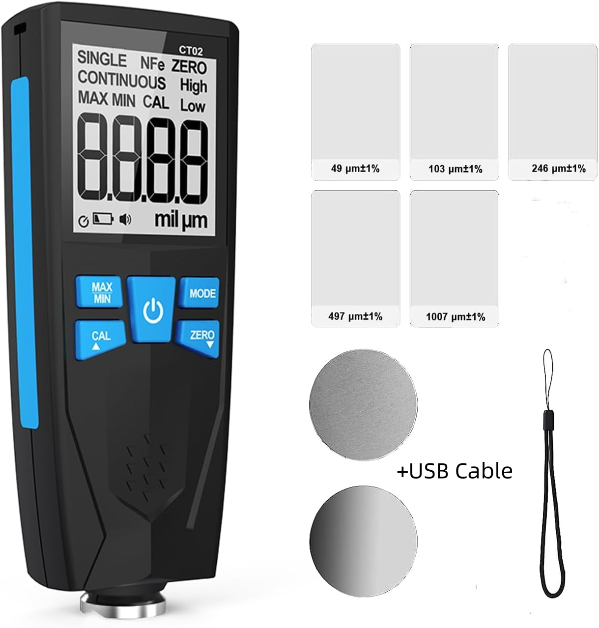 Automotive Coating Thickness Gauge Tester