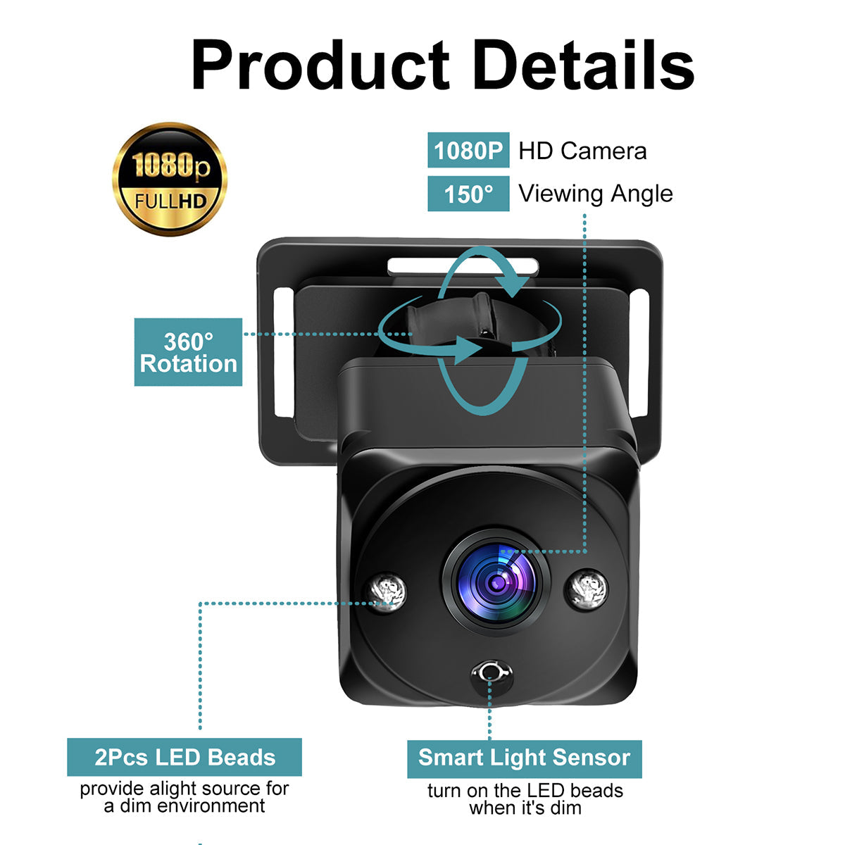 Baby Car Monitor Camera Backseat