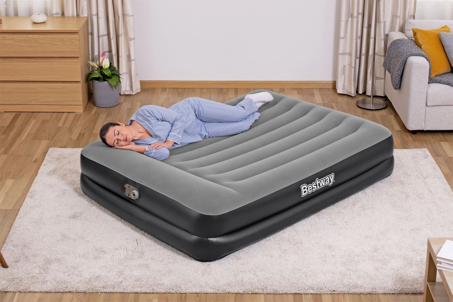 Bestway Air Bed Air Mattress 2.03m x 1.52m x 46cm
