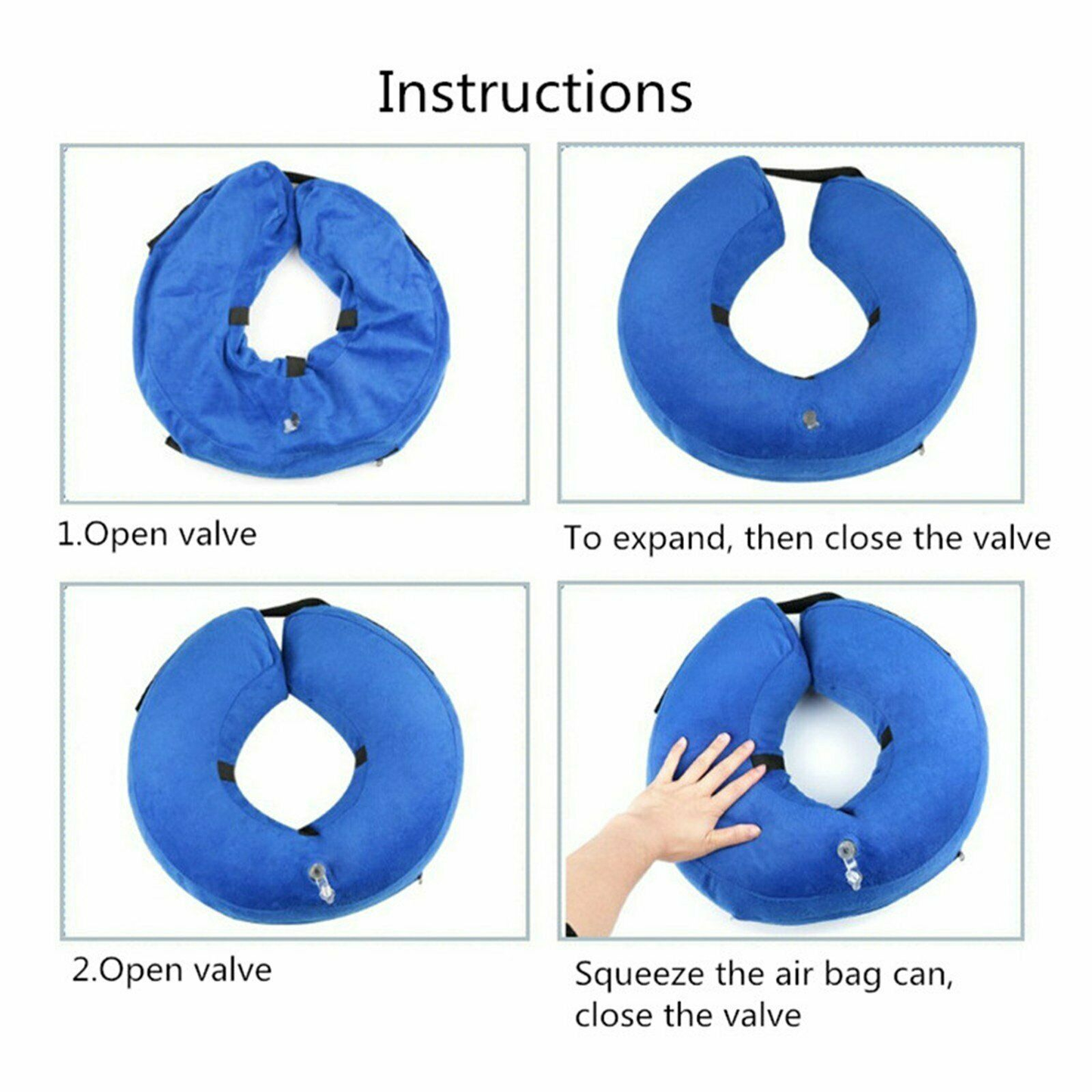 Pet Dog Inflatable Collar M