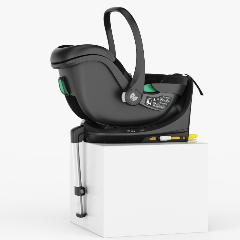 Baby Brightness Secure 1+ i-Size infant capsule and ISOFIX base Black