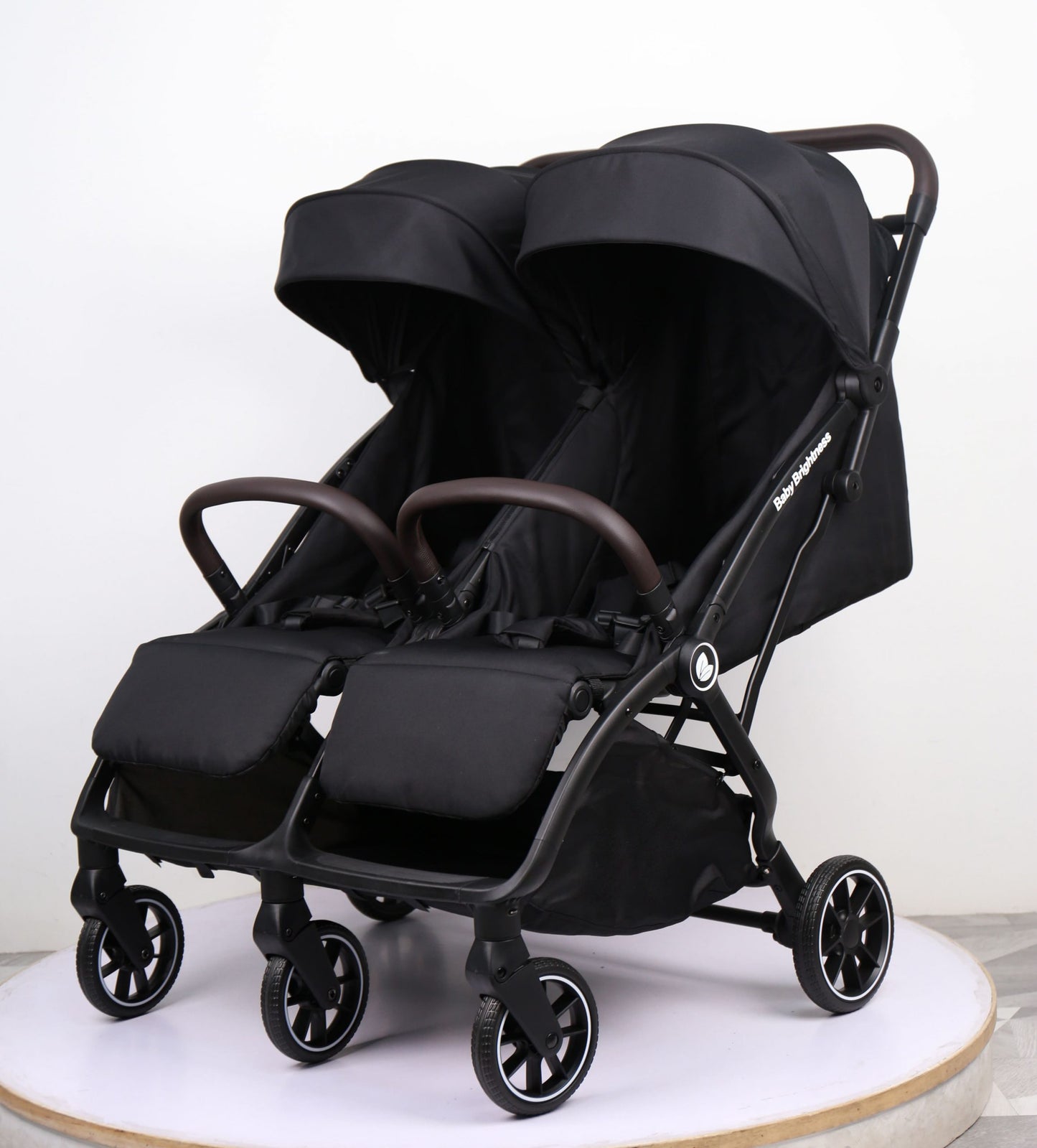 Double Pram – FlexGo Duo double stroller Black