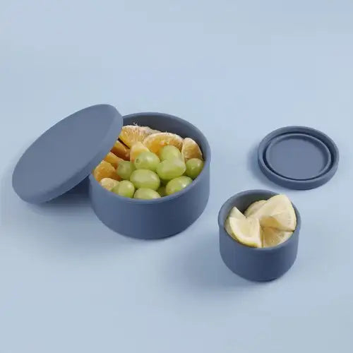 Haakaa Round Silicone Food Container Set of 2 - Babyonline