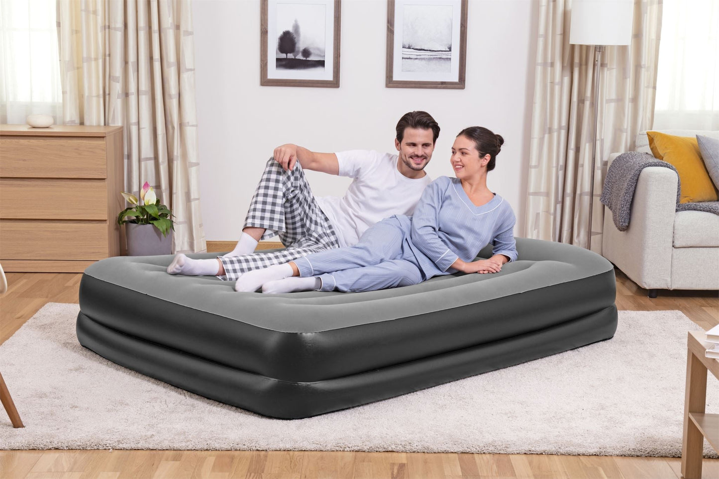 Bestway Air Bed Air Mattress 2.03m x 1.52m x 46cm