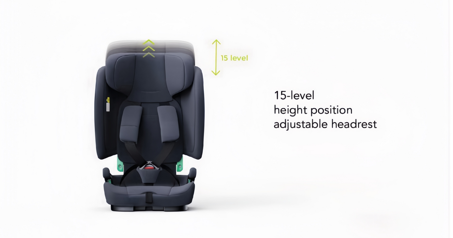 Baby Brightness SecureFit Pro Portable Travel Booster Car Seat Dark Blue