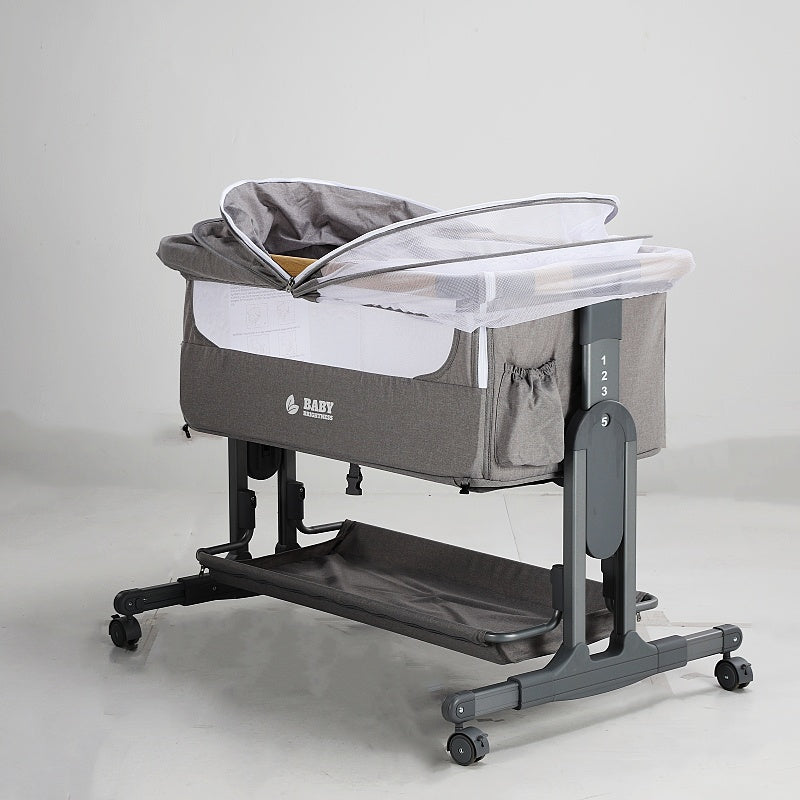 Baby Brightness Co Sleeper Bassinet Grey