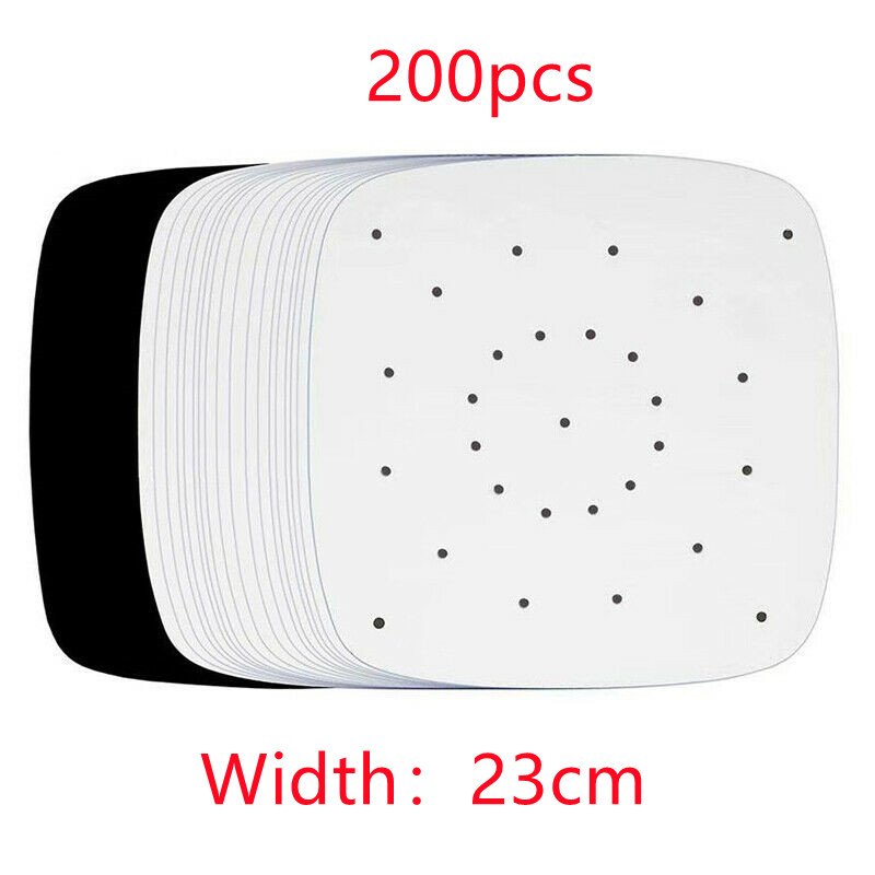 200pcs Air Fryer Liners Perforated Parchment Paper Square Non-stick
