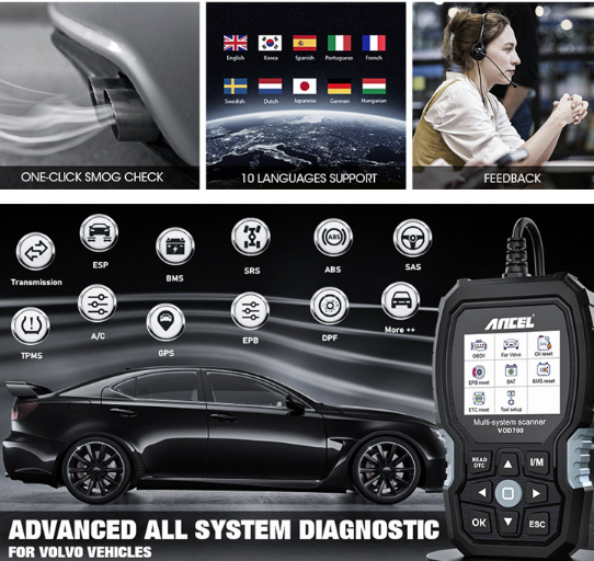 ANCEL VOD700 All Systems Diagnostic Scan Tool