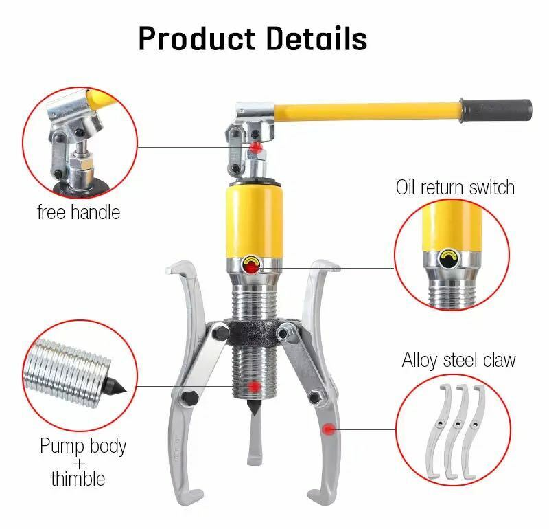 5T Hydraulic Bearing Gear Puller Separator Garage Tool