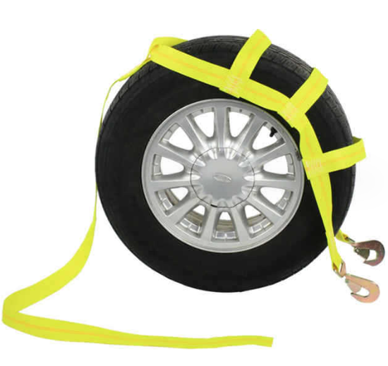2PCS Tow Dolly Basket Straps 14''-17''