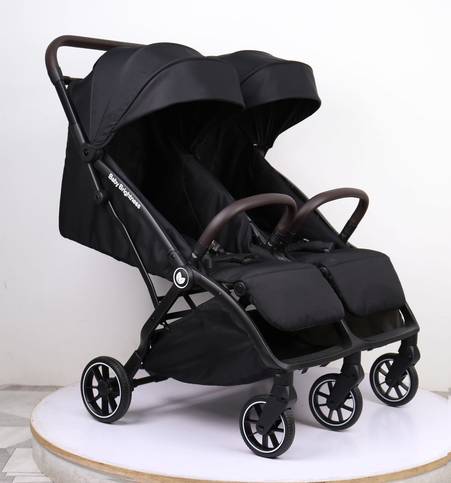 Double Pram – FlexGo Duo double stroller Black