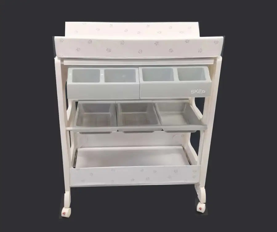SKEP Change Table with Bath Tub - Zebra