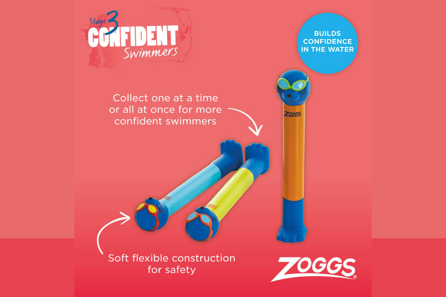Zoggs Dive Sticks 3PK